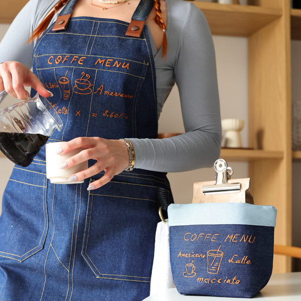 Caffe Tasarım Çok Amaçlı Organizer Denim