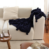 Nova Triko Throw Örtü 130x150 cm Safir