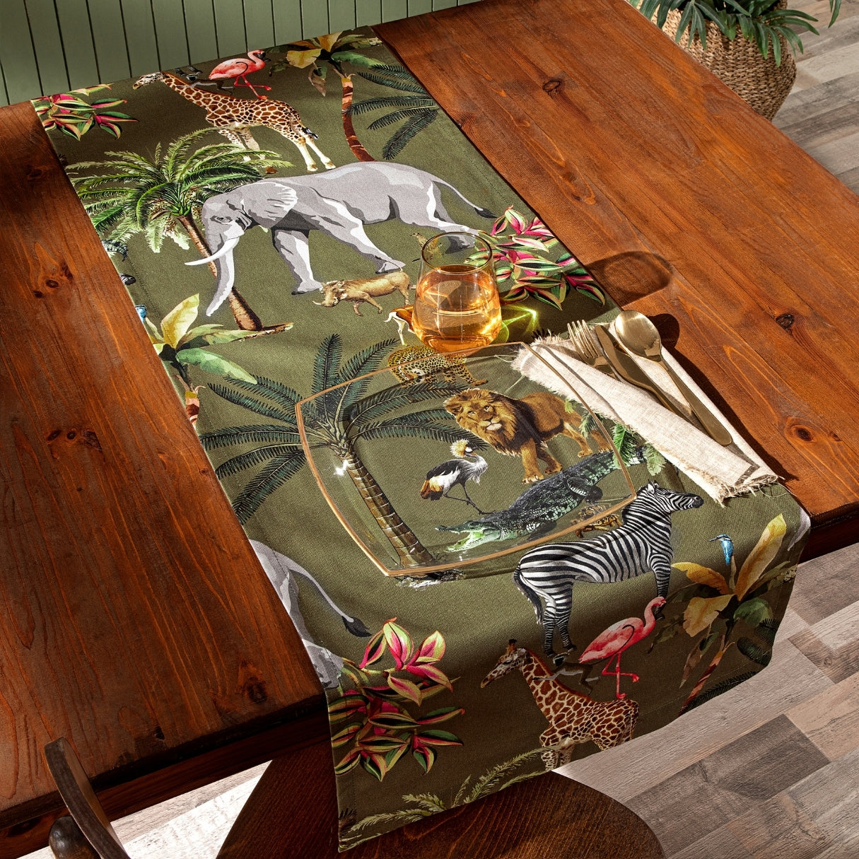 Jungle Premium Keten Runner 40x150 cm