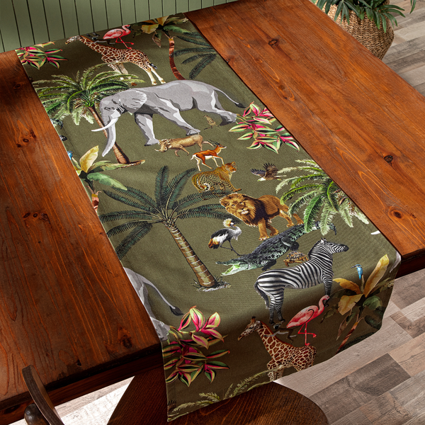 Jungle Premium Keten Runner 40x150 cm