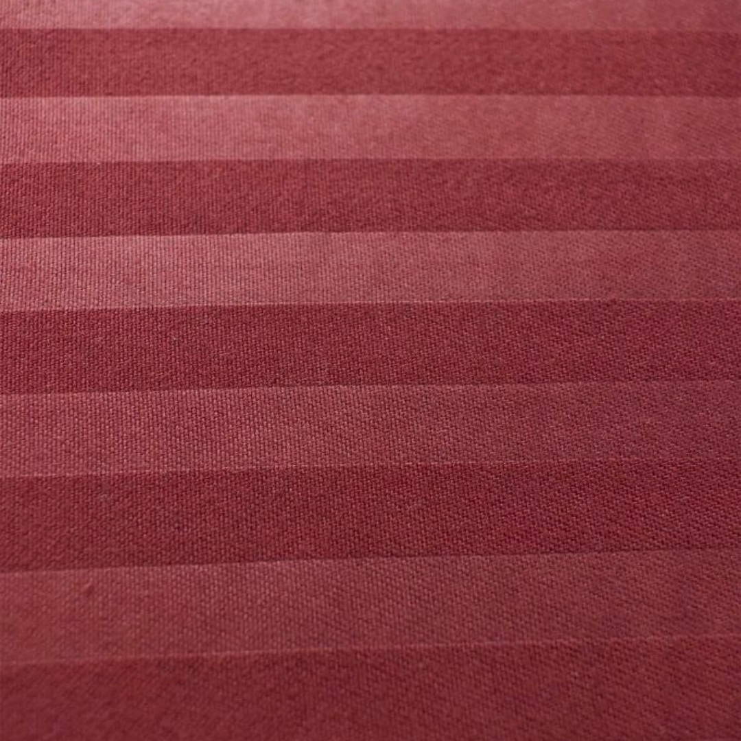Luna Flanel Pamuk-Saten Çift Kişilik Nevresim Takımı 200x220 cm Kiraz
