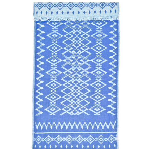 Aztec Müslin %100 Pamuk Peştamal 100x180 cm Denim