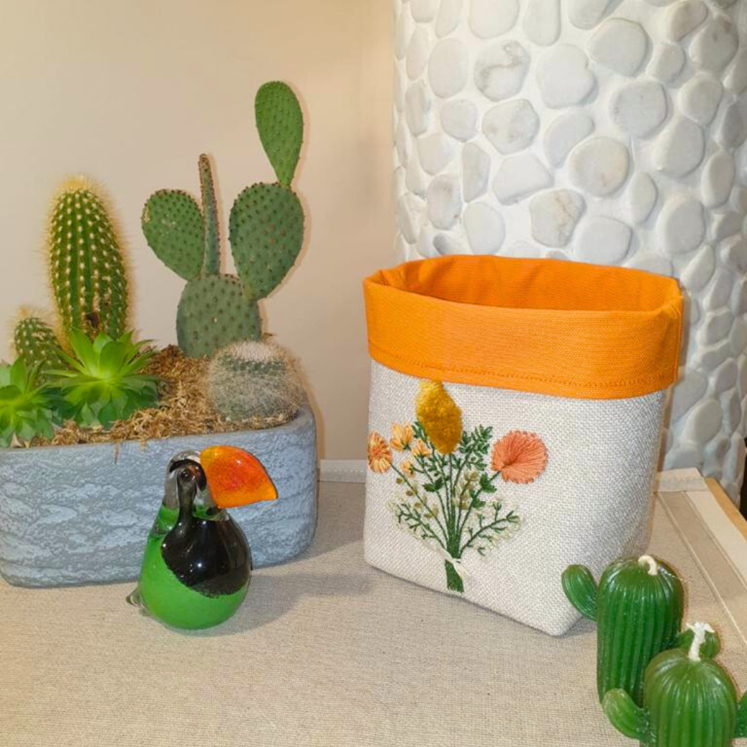Fall Bouquet Tasarım Çok Amaçlı Organizer Sepet