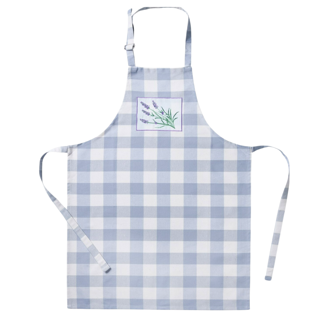 Lavender Nakışlı Mutfak Önlüğü