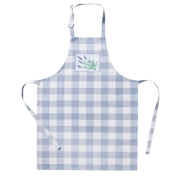 Lavender Nakışlı Mutfak Önlüğü