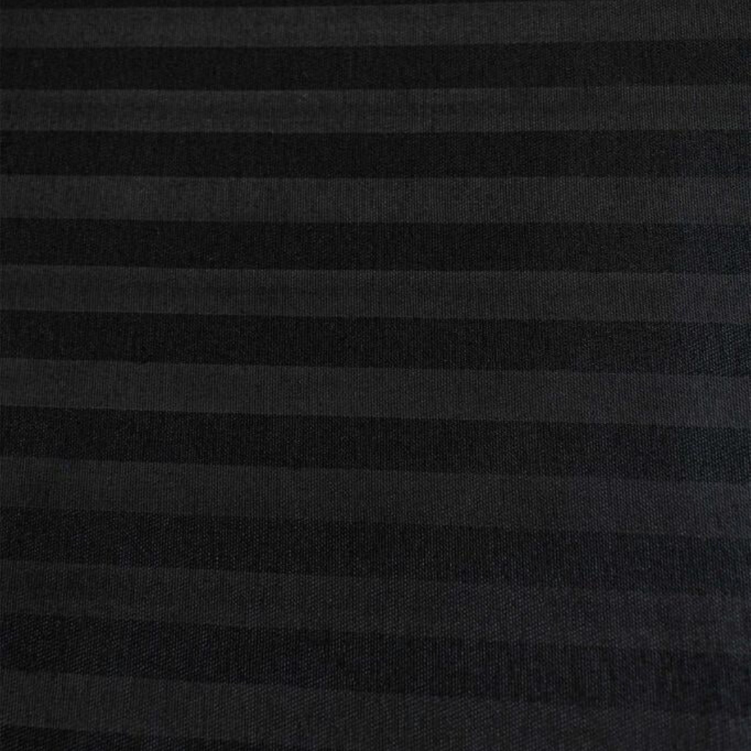 Luna Flanel Pamuk-Saten Çift Kişilik Nevresim Takımı 200x220 cm Siyah
