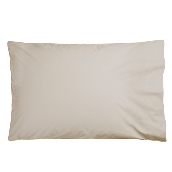 Stella %100 Pamuk Ranforce 2'li 50x70 cm Yastık Kılıfı Kum Beji