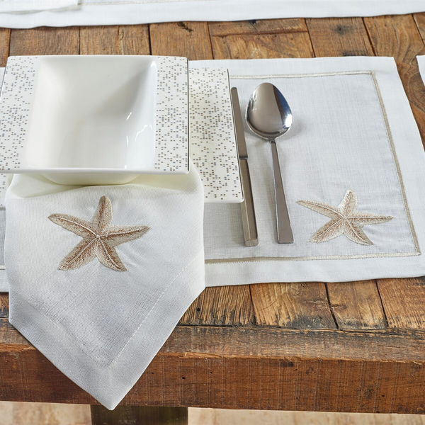Sea Star Leke Tutmaz Keten Amerikan Servisi 30x50 cm Gold (2'li Paket)