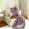 Lilac Welsoft Çift Kişilik Battaniye
