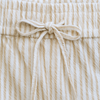 Gofre %100 Pamuk Kadın Pijama Takımı Bej