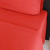 Gofre Dokuma %100 Pamuk Tek Kişilik Nevresim Takımı 160x220 cm Kırmızı