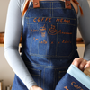 Caffe Tasarım Mutfak Önlük Seti Denim