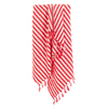Stripe %100 Pamuk Peştamal 100x200 cm Kırmızı