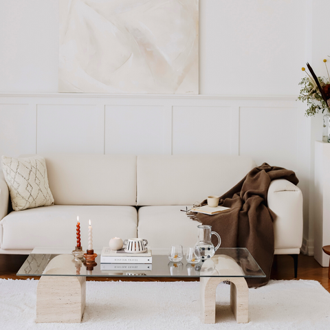 Woolmark Tek Kişilik Saf Yün Battaniye Kahve