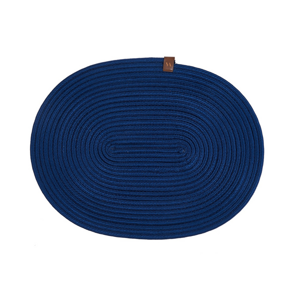 Syrax Oval Amerikan Servisi 30x50 cm Gri (2'li Set)