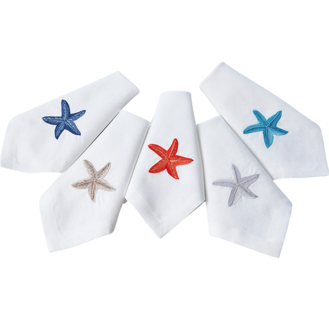 Sea Star Leke Tutmaz Keten Peçete 45x45 cm Gold (2'li Set)