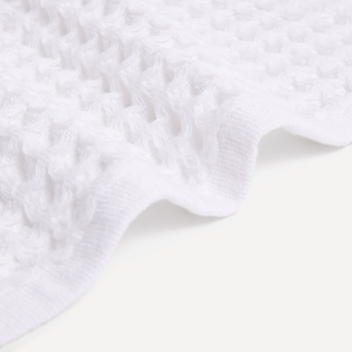 Waffle %100 Pamuk Banyo Havlusu 80x160 Beyaz