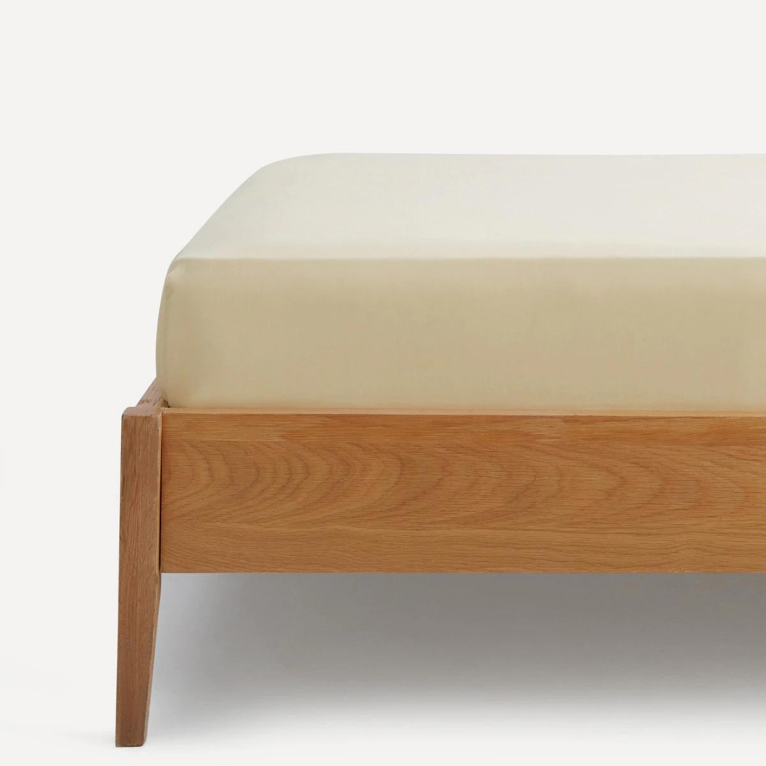 Ara Ebat Lastikli Bambu Aloe Vera Çarşaf 120x200 Cappuccino
