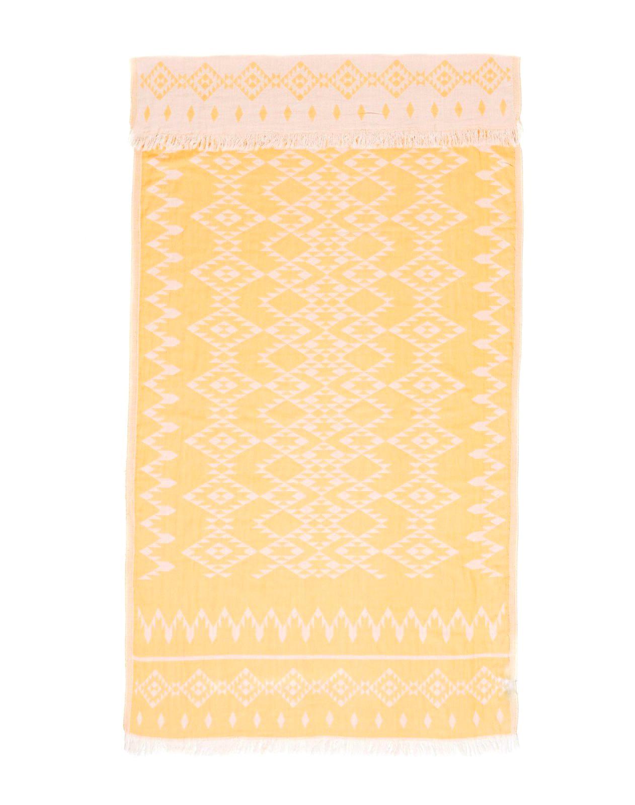 Aztec Müslin %100 Pamuk Peştamal Sarı 100x200 cm