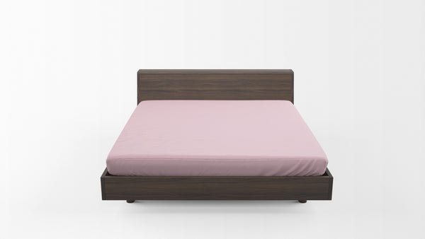 Lopez Tek Kişilik Lastikli Pamuk Penye Çarşaf 100x200 cm Pembe