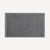 Stripe %100 Pamuk Banyo Havlusu 75x160 cm Antrasit