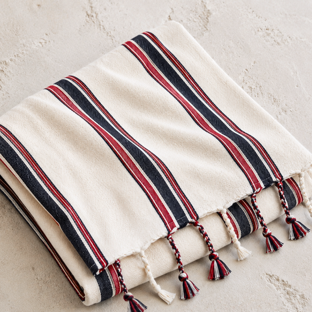 Multi Stripe %100 Pamuk Peştamal