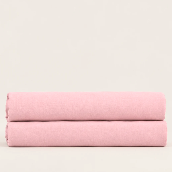 Stella %100 Pamuk Ranforce Çift Kişilik Lastikli Çarşaf 160x200 cm Açık Pembe