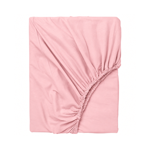 Stella %100 Pamuk Ranforce Çift Kişilik Lastikli Çarşaf 160x200 cm Açık Pembe