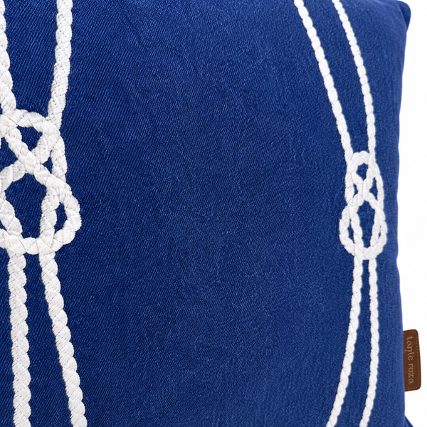 Harbour Premium Kot Nakışlı Kırlent Kılıfı 45x45