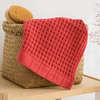 Waffle %100 Pamuk El Havlusu 30x30 cm Mercan