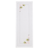 Corallia Nakışlı Keten Runner 50x160 cm Yeşil