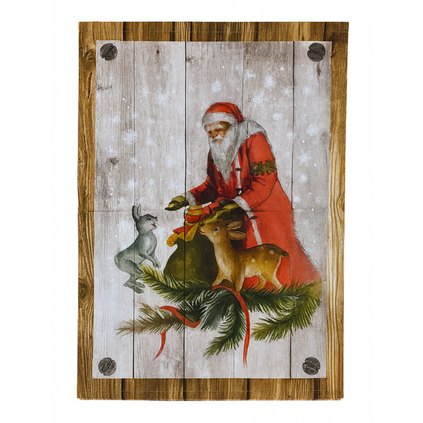 Winter Forest Çok Amaçlı Pamuk Mutfak Havlusu