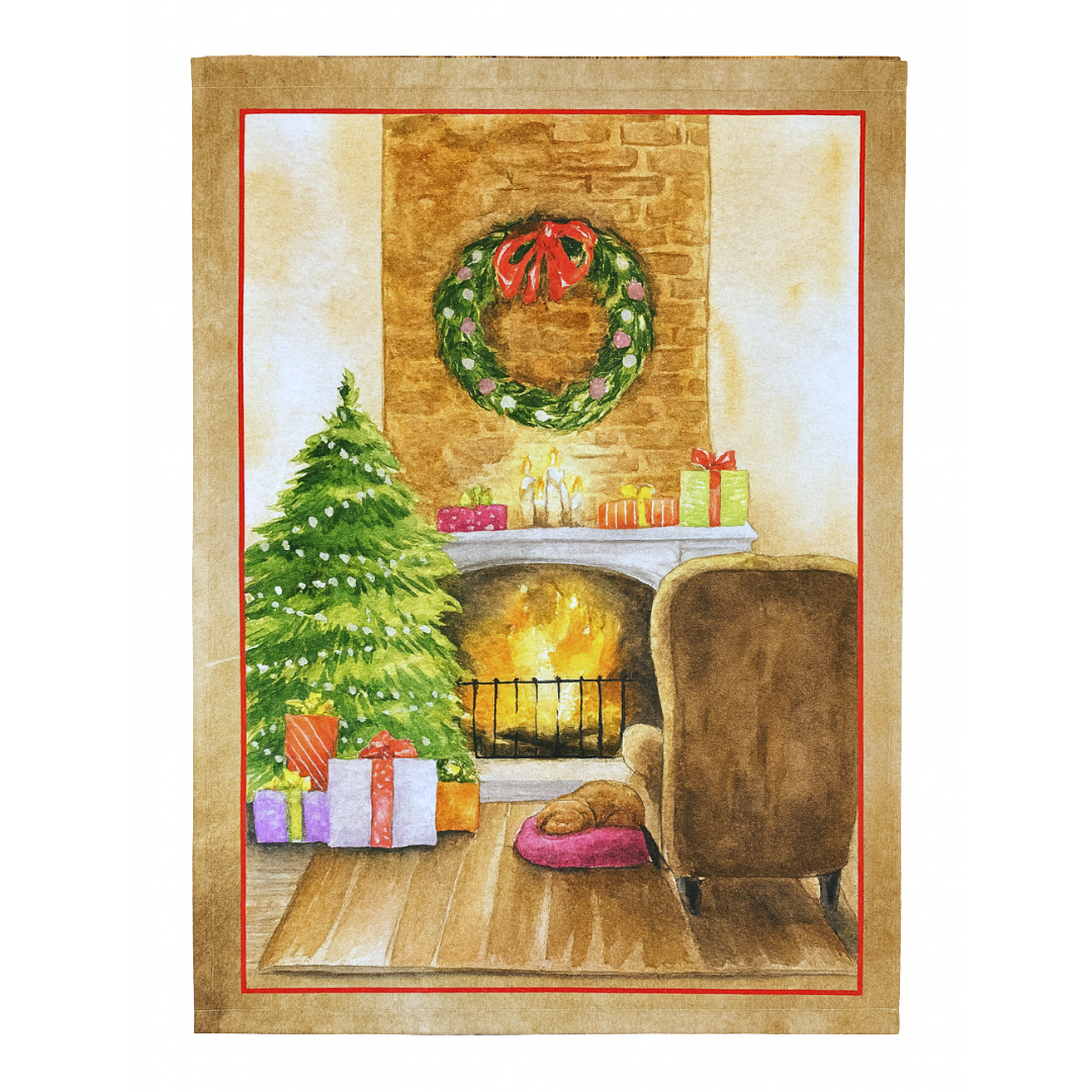 Cozy Winter Çok Amaçlı Pamuk Mutfak Havlusu