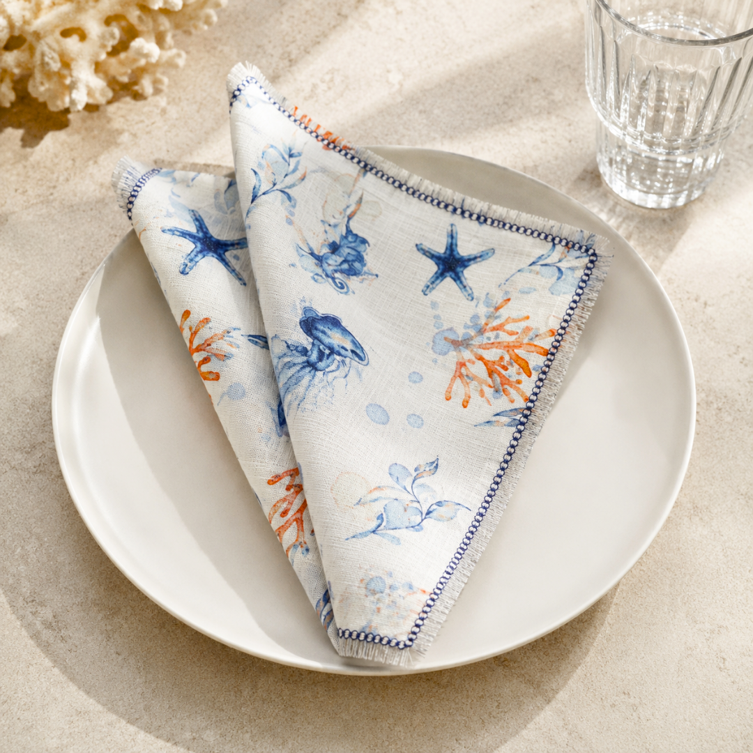 Marea Leke Tutmaz Amerikan Servis/Peçete 45x45 cm (2'li Set)