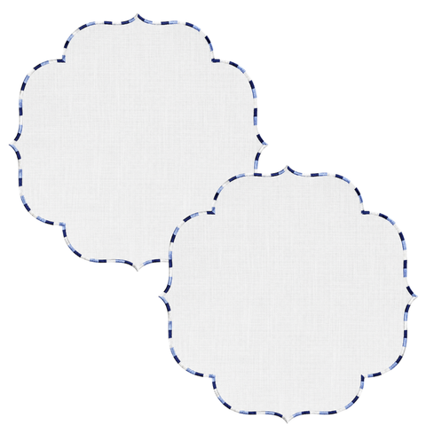Amalfi Sargılı Supla Mavi (2'li Set)