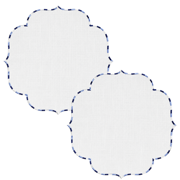 Amalfi Sargılı Supla Mavi (2'li Set)