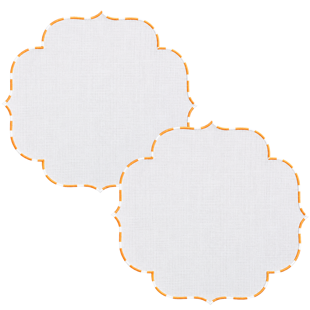 Amalfi Sargılı Supla Turuncu (2'li Set)