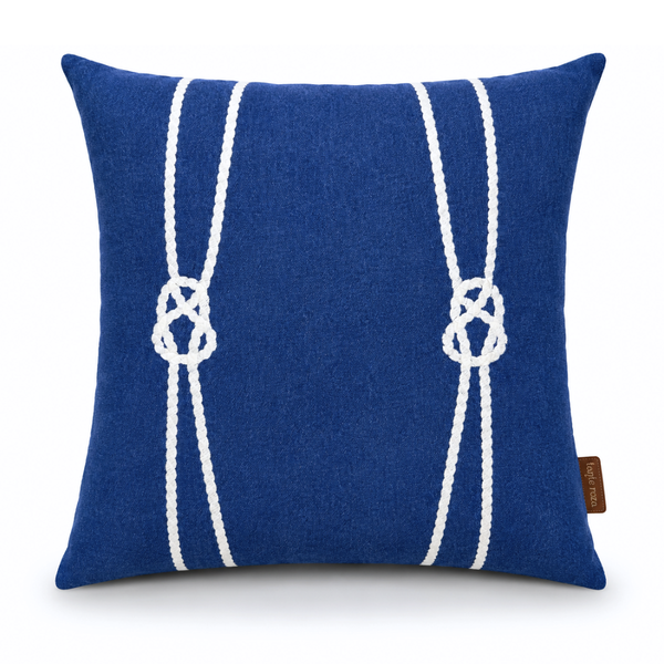 Harbour Premium Kot Nakışlı Kırlent Kılıfı 45x45