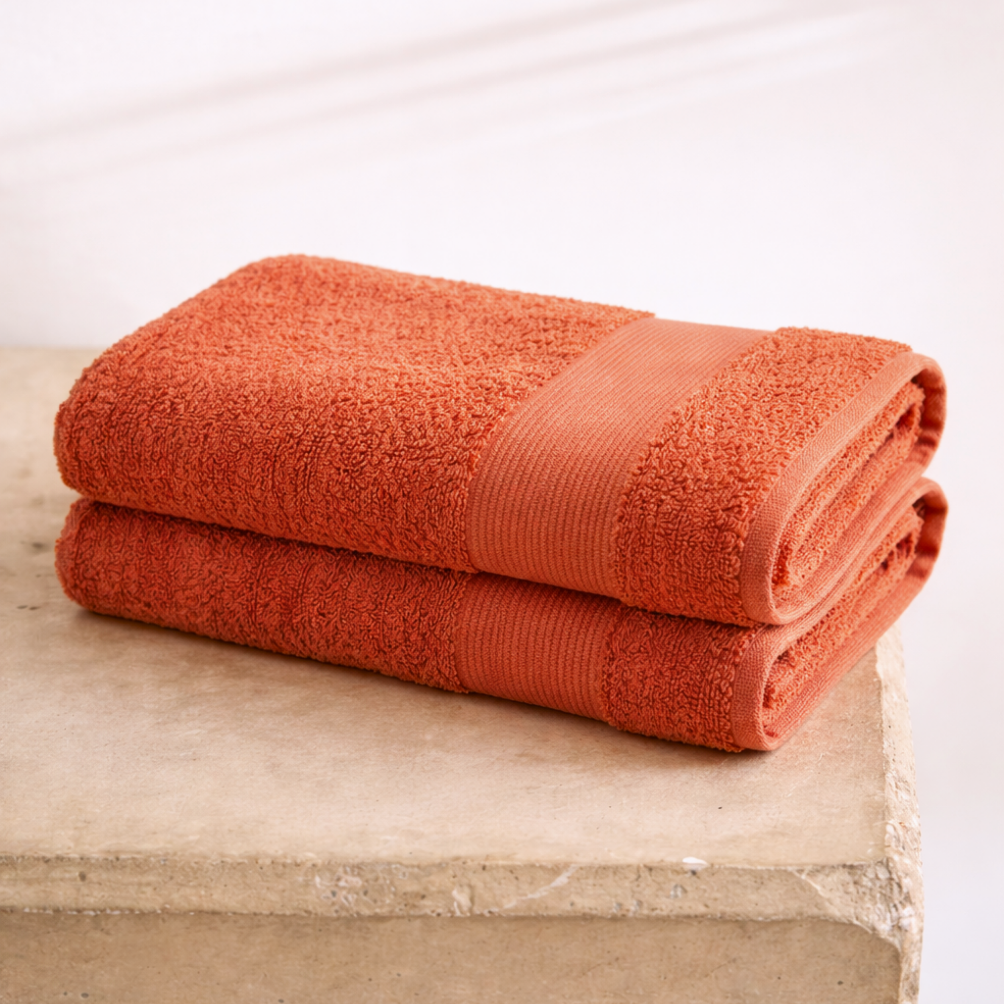 Riva %100 Pamuk Banyo Havlusu Tarçın 70x130 cm