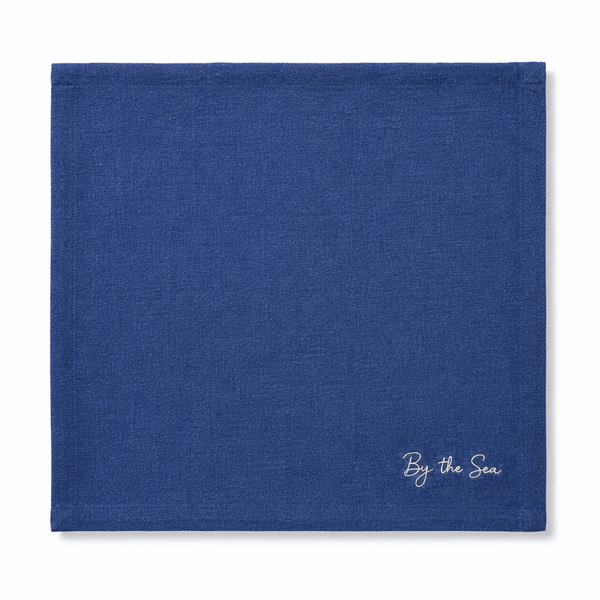 Azul Premium Kot Nakışlı Peçete Seti (4'lü Set)
