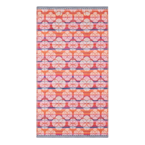 Retro Bloom Çok Amaçlı Pamuk Mutfak Havlusu 50x70 cm