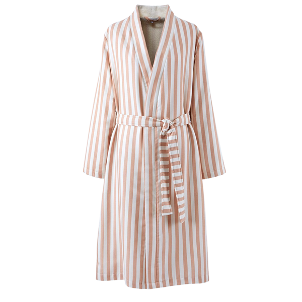 Terra Doubleface Midi Kadın Bornoz/Sabahlık Pudra