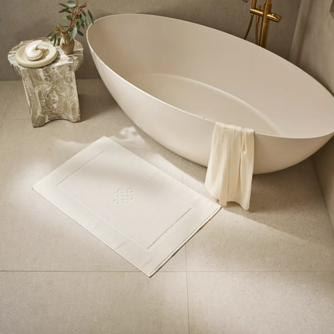 Ultra Soft Pamuk Banyo Paspası 70x120 cm Beyaz