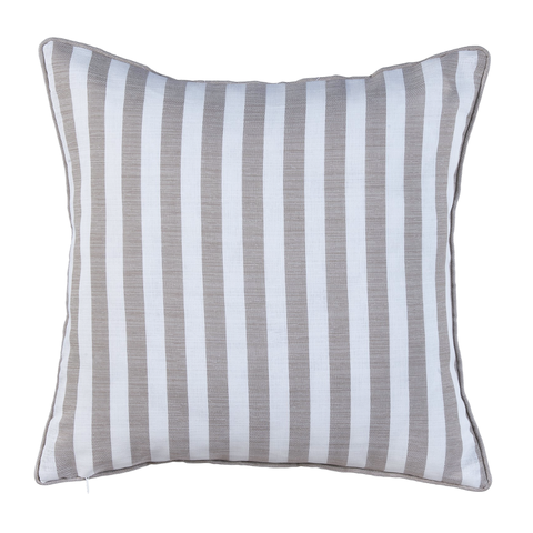 Stripe Kırlent Kılıfı 45x45 cm Bej