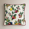 Porto Premium Pamuk Saten Kırlent Kılıfı 45x45 cm Bordo