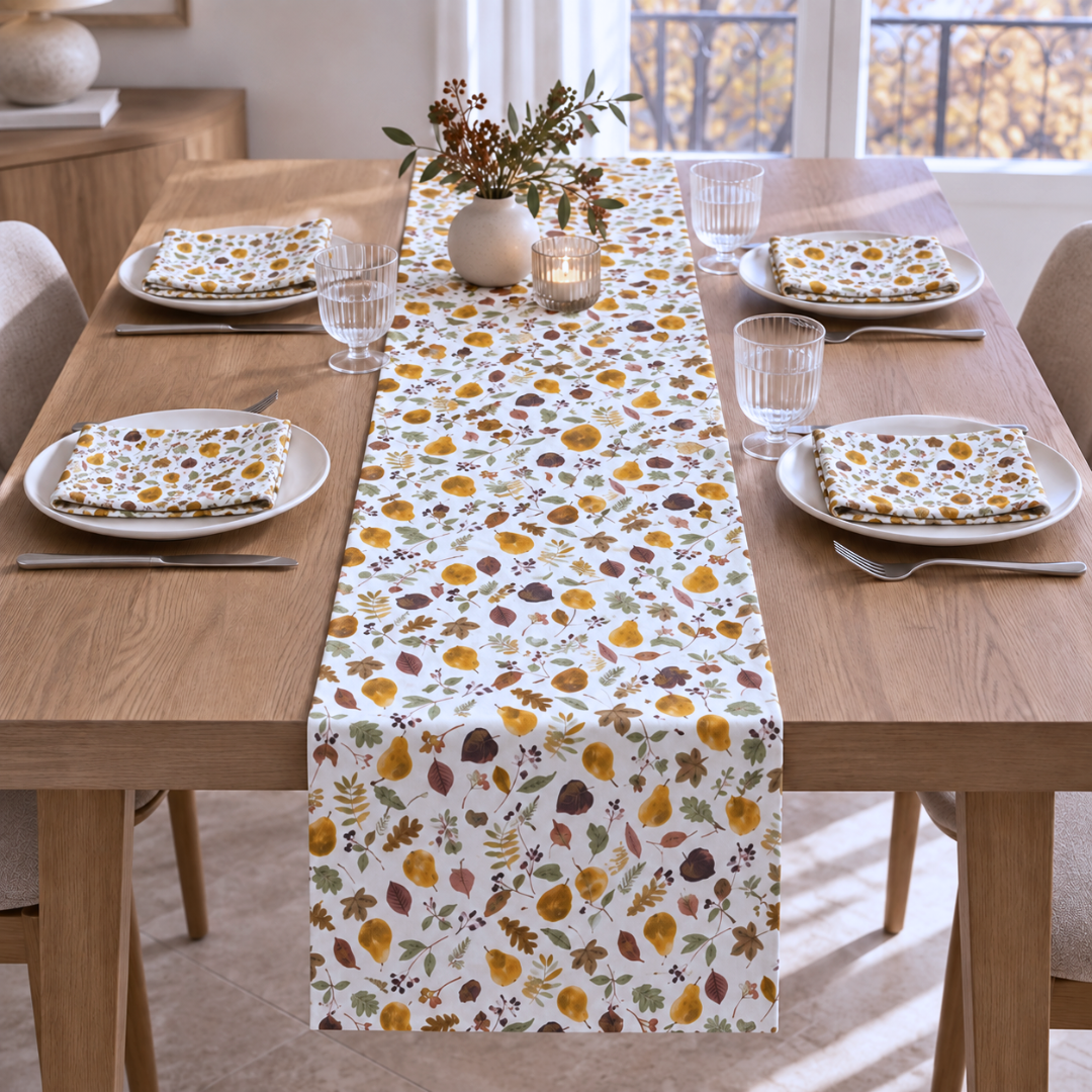 Harvest Dokuma Pamuk Runner 50x140 cm