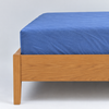 King Size Lastikli Bambu Aloe Vera Çarşaf 180x200 cm Indigo Lacivert