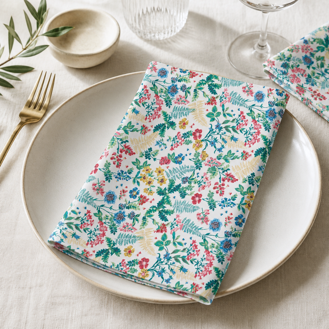 Jardin Dokuma Pamuk Peçete 45x45 cm (2'li Set)