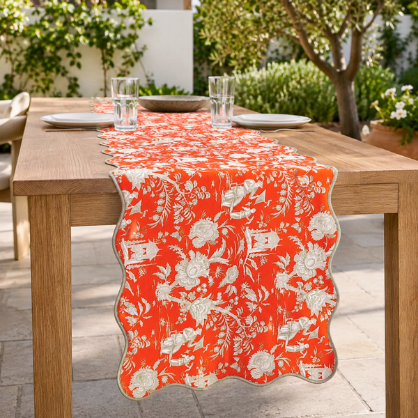 Kyoto Village Premium Dokuma Kıvrımlı Runner 45x150 cm Vizon