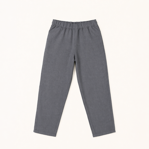 Breeze Keten Kadın Pantolonu Antrasit